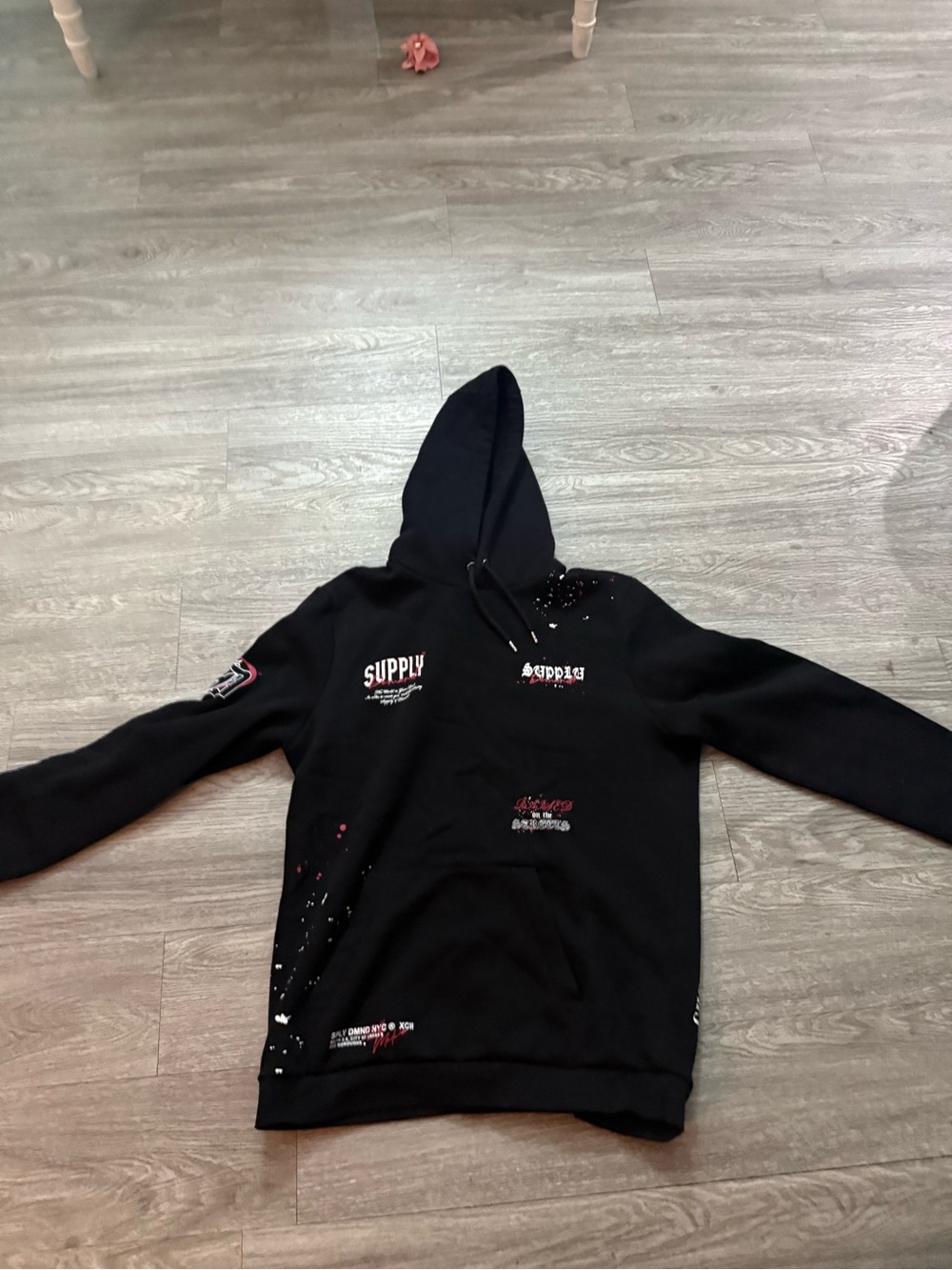 Black Supply and Demand Hoodie